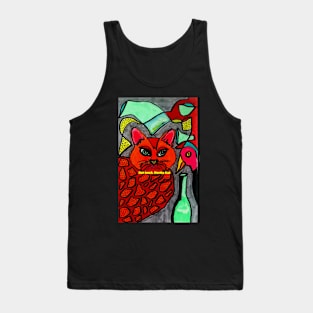 Get Back  Honky Cat and Bird Tank Top